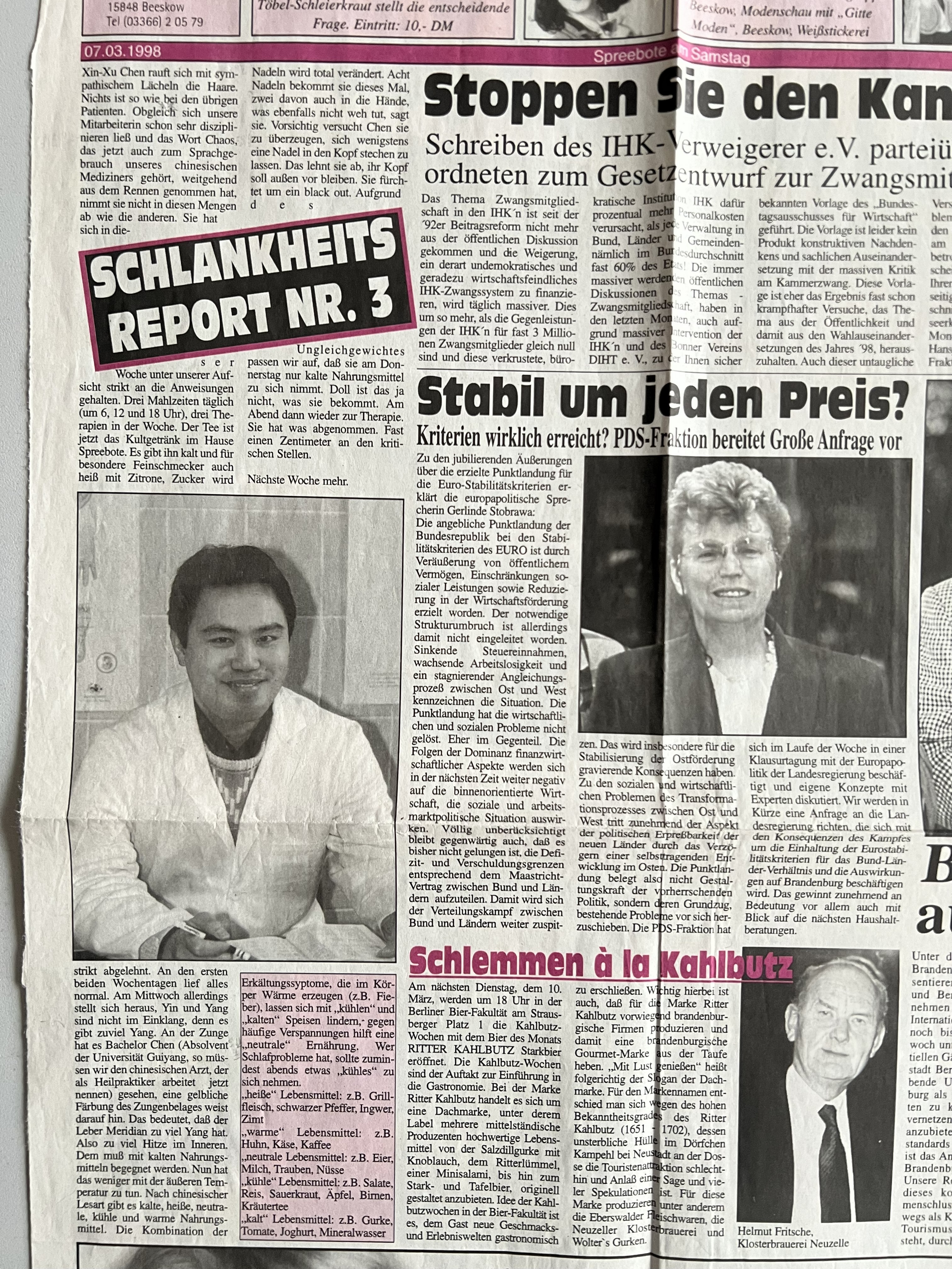 Spreebote am Samstag – 1998